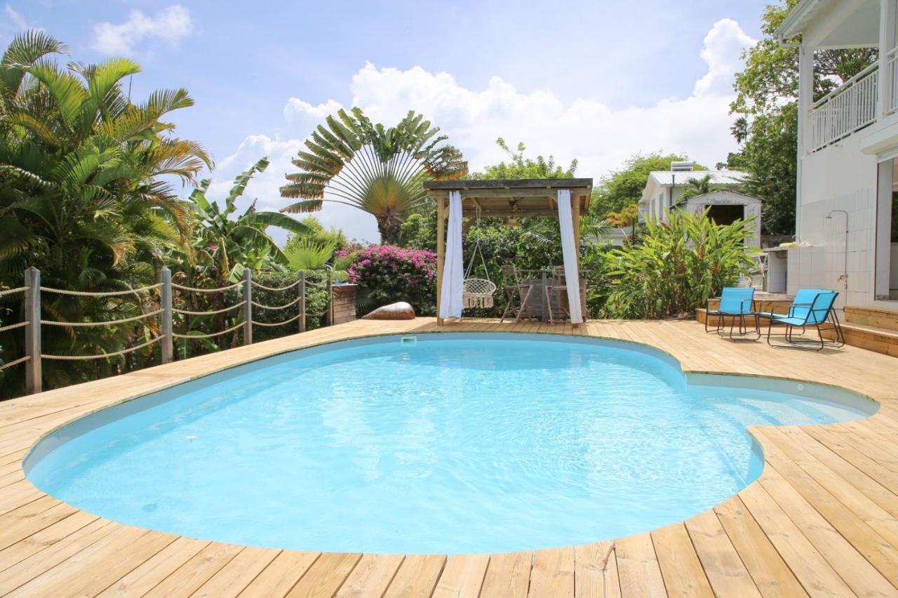L Orchidee Bleue, Bas De Villa, Vue Mer, Piscine Privee Sainte-Anne  Exteriör bild