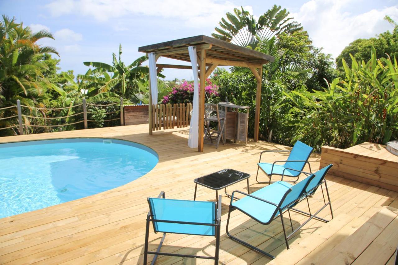 L Orchidee Bleue, Bas De Villa, Vue Mer, Piscine Privee Sainte-Anne  Exteriör bild